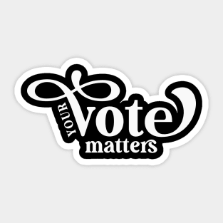 Your Vote Matters Sticker